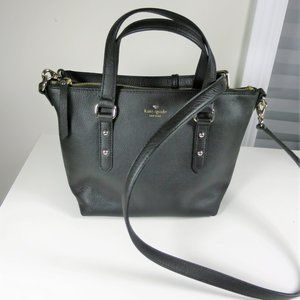 Kate Spade Larchmont Ave Black Leather Bag NWT
